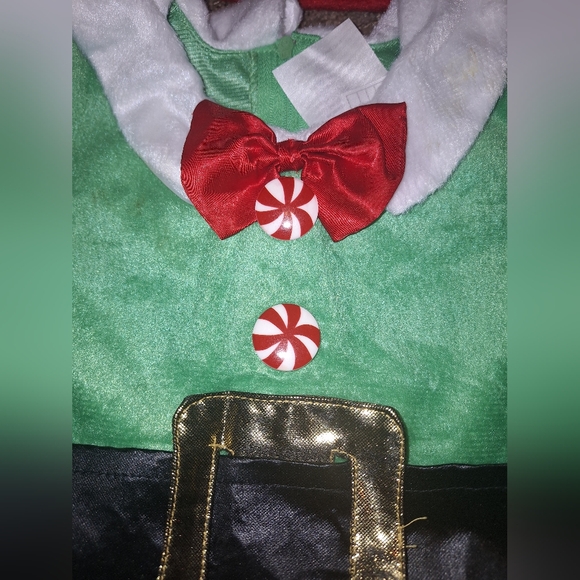 Baby Elf Christmas Costume - Picture 4 of 7